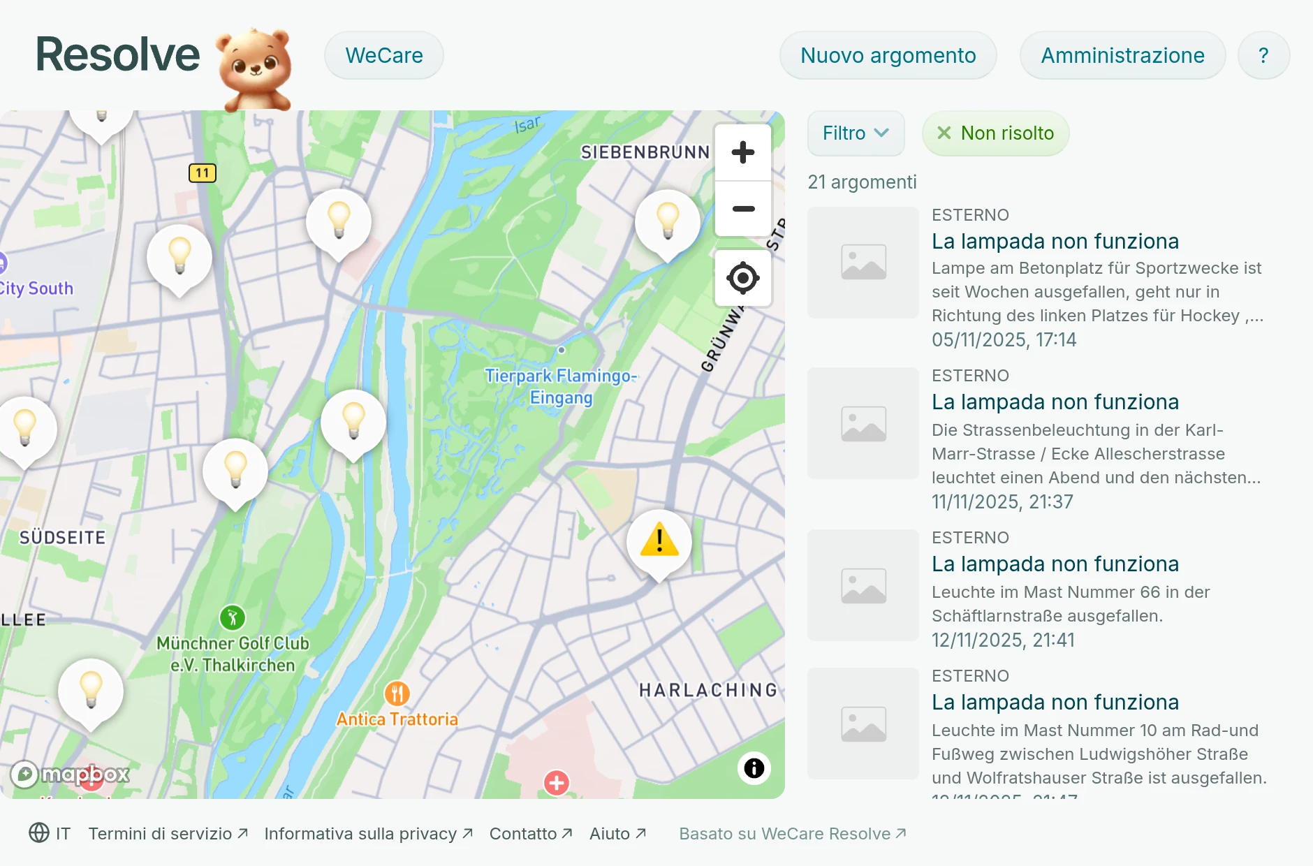 Immagine del prodotto con mappa aperta