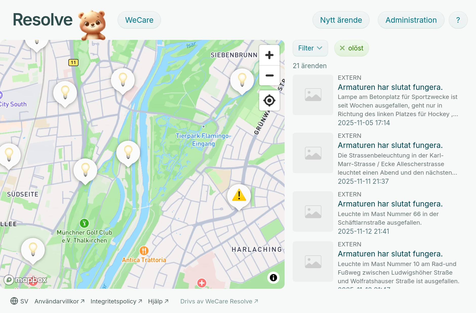 Produktbild med öppet kort